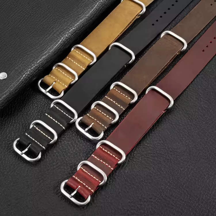 Laihe Crazy Horse Genuine Leather Long Band Watch Strap High Quality Premium Authentic Leather Accessory