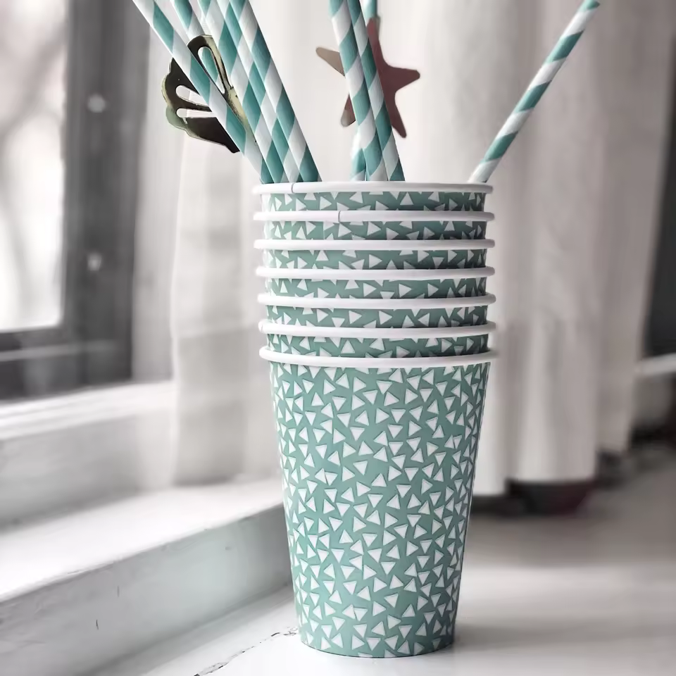 Customize Paper Coffee Cups Disposable Printed Single Wall Mugs With Lids,Disposable 8/9/10/12/16oz With Logo Printed