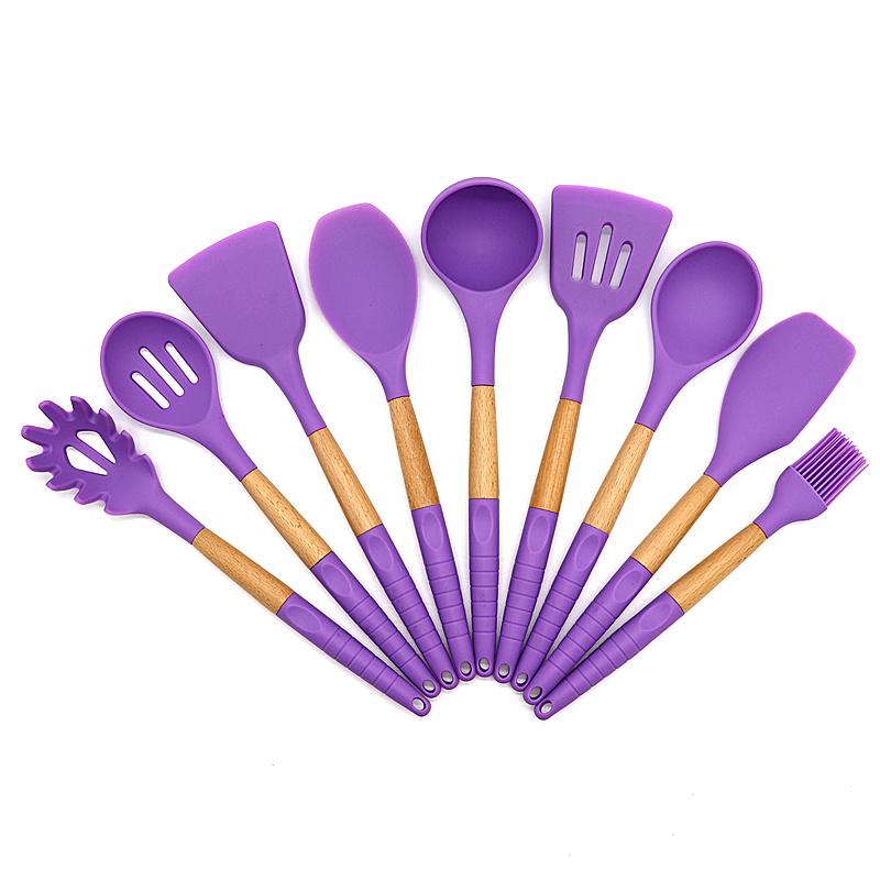 Premium&Heat Resistant Silicone Kitchen Cooking Utensil