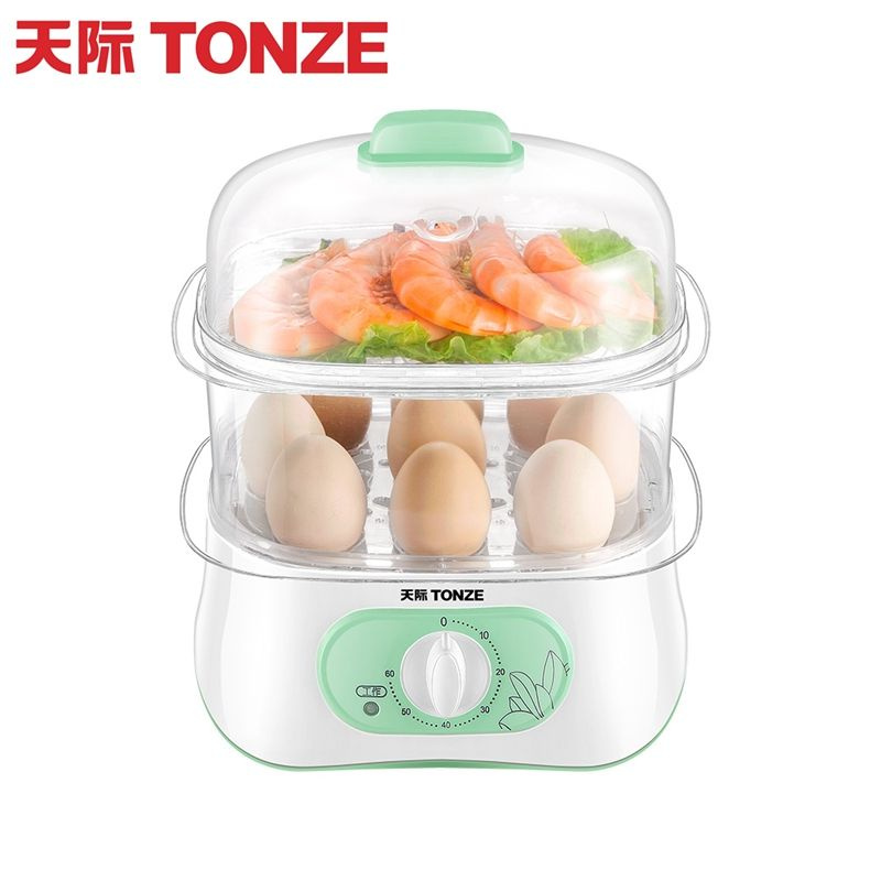 2 Layer Egg Steamer Household Food Steamer