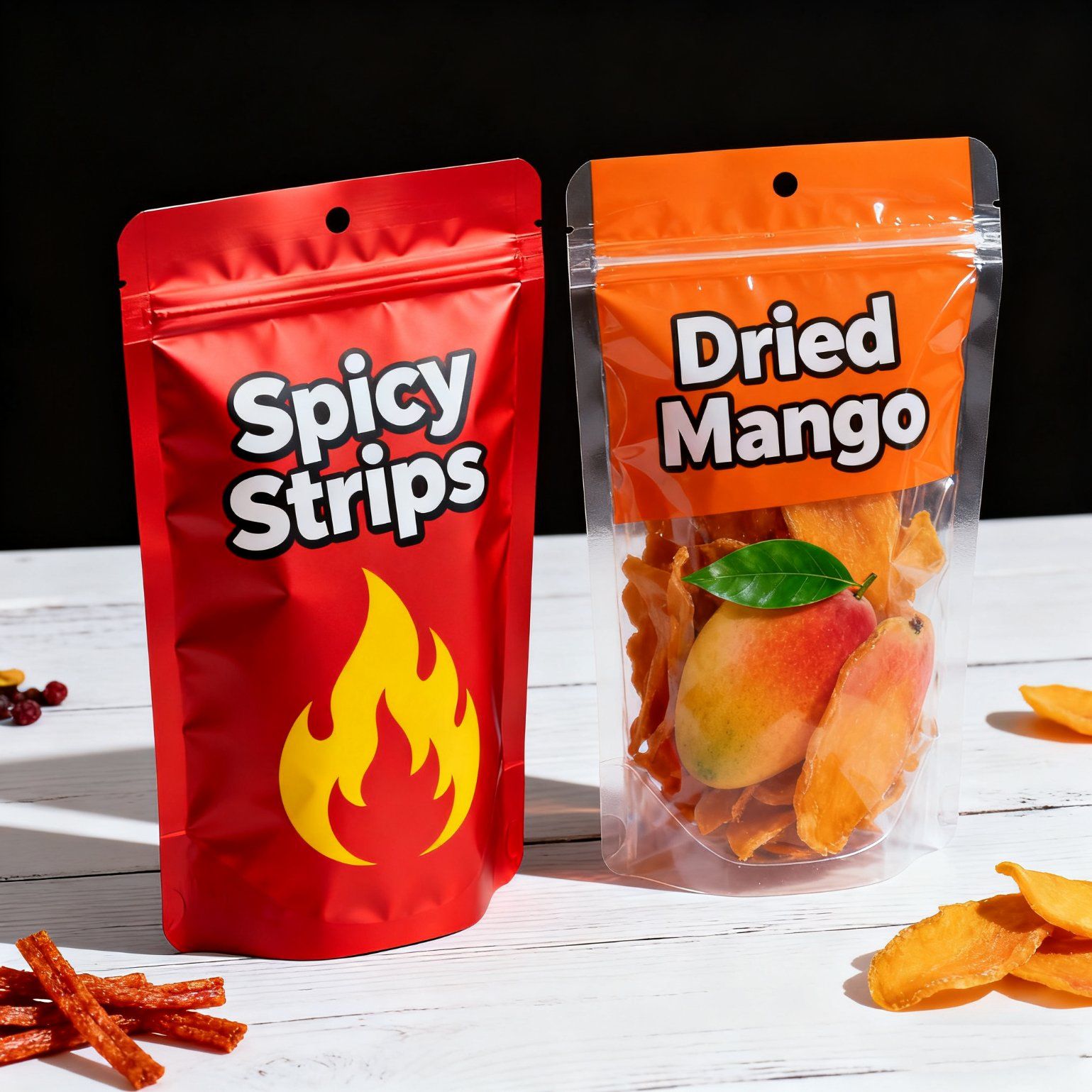 Reusable Stand-up Pouch for Eco-Conscious Powder and Snack Solutions