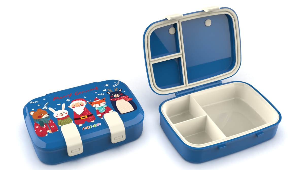 Aohea OEM ODM Classic Useful Box Metal Snack and Lunch Box Durable Stainless Steel Travel Food Storage Container Hiking Camping School or Work BPA Free