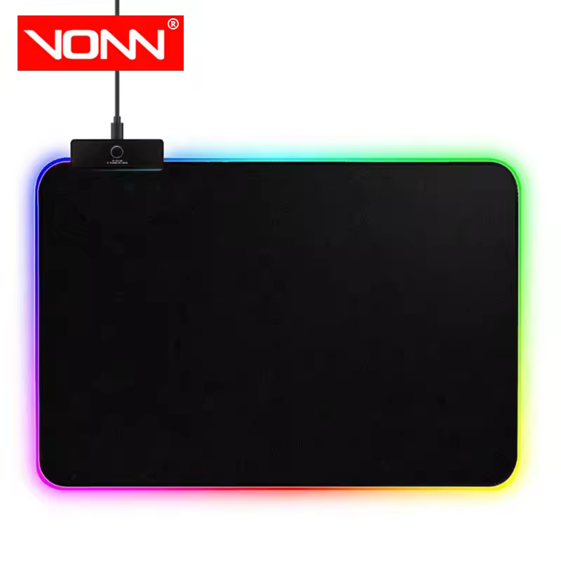 Custom Logo Rgb Led Lighting Rgb Mouse Pad And Keyboard 350*250*4mm Waterproof Computer Accessories For Gaming