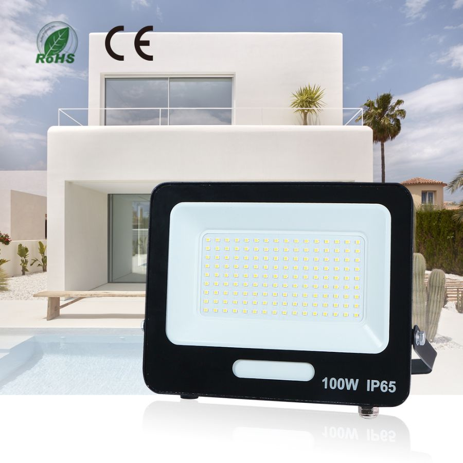 Best Lighting Floodlight IP65 Waterproof Landscape Wall Portable Die Casting Aluminum Outdoor LED Stadium Light