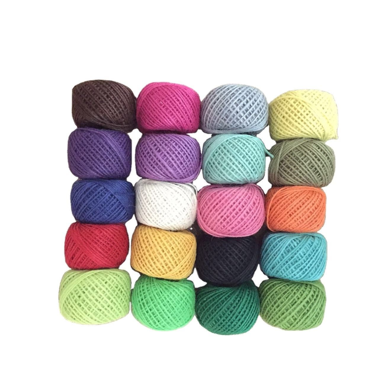 Vibrant Natural Jute Rope Ribbon for Weddings and Crafts