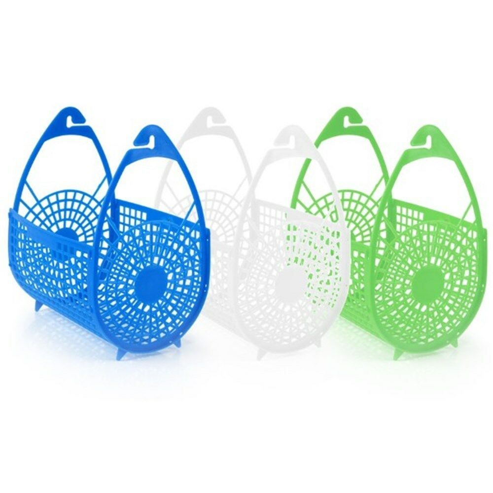 Household Plastic Clothes Pegs with Baskets Plastic Clothes Peg Storage Basket