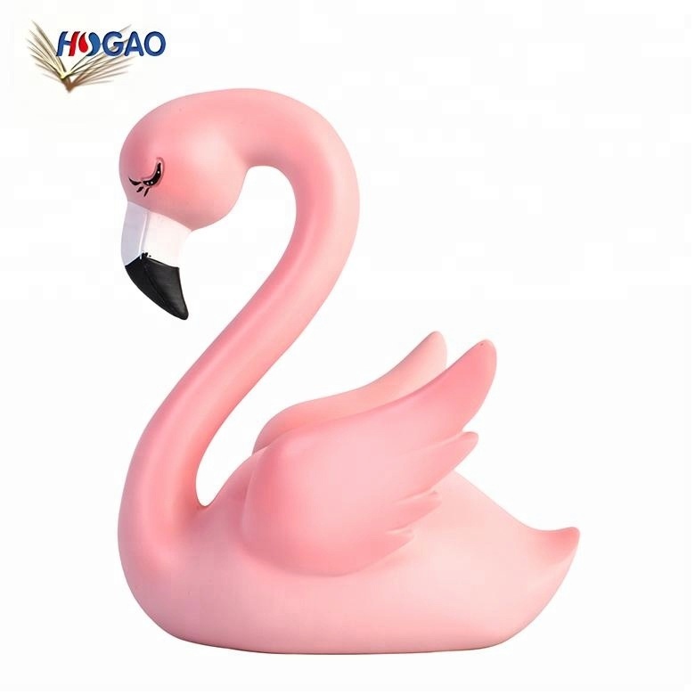 Home Decoration OEM Resin Creativity Pretty Flamingo Animal Decoration