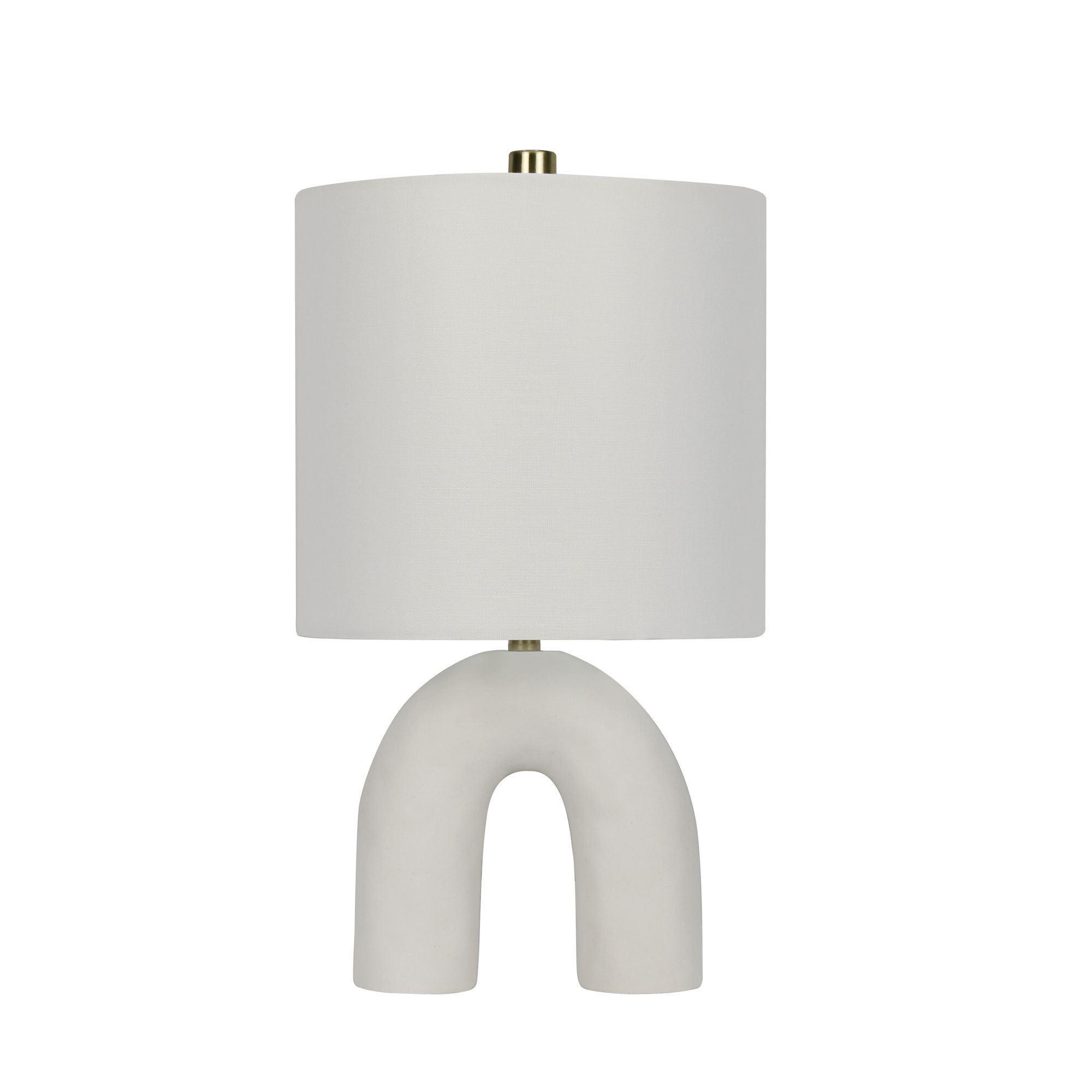 European Style White Arch Type Table Lamp Mini Decorative Table Lamps