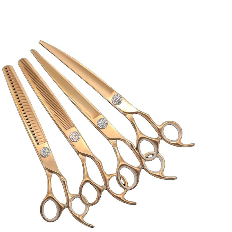 Luxury Professional Japan 440c Dog Grooming Scissors for Pet Supplies