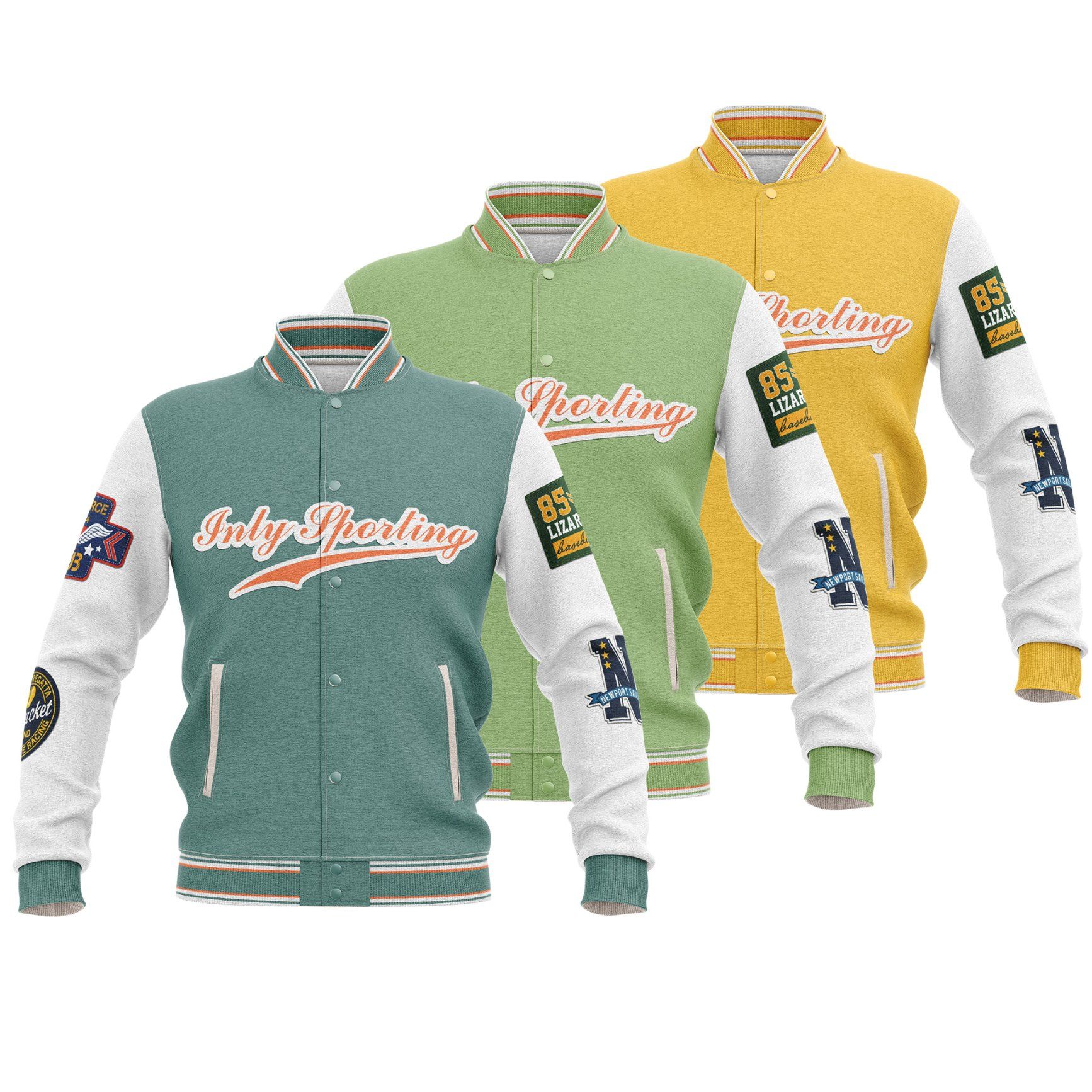Low MOQ High Quality Baseball Jacket Retro Team Club Wear Jackets