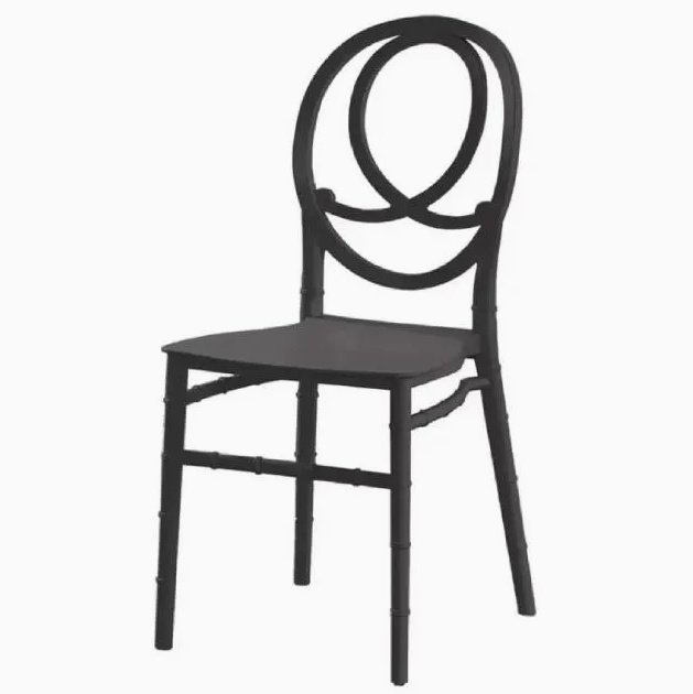 Durable Outdoor Furniture Plastic Stacking Dining Chair with OEM