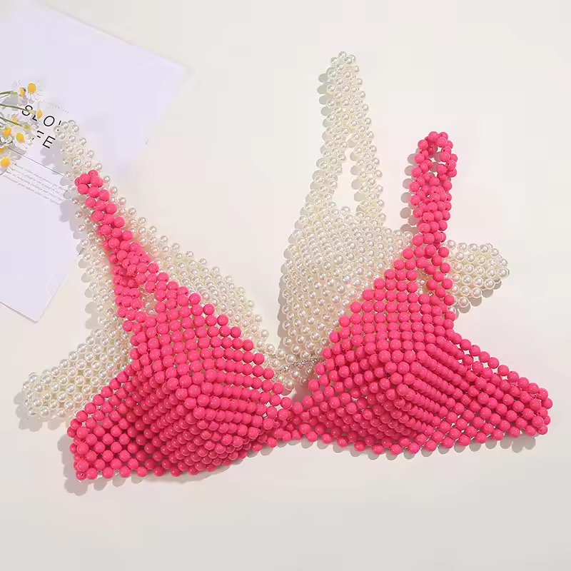 Women s Clothing Sexy Beaded Bra