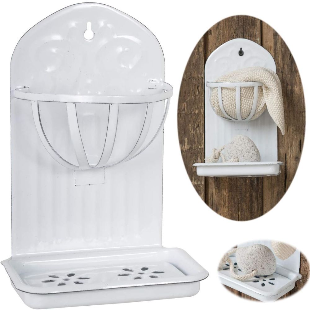 Wall Soap Holder Soap Dish Rustic Sponge Holder Wbb12176