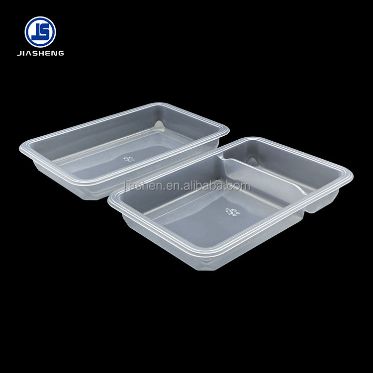 Plastic Food Packing Tray For Meat Plates & Bowls Wholesale Supermarket Disposable Manufacture Plastic 3 Compartment Tray Accept