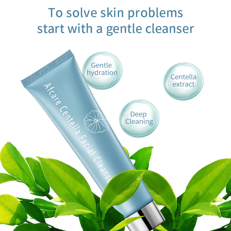 Hot Selling Centella Asiatica Deep Cleaning Smoothing Facial Cleanser