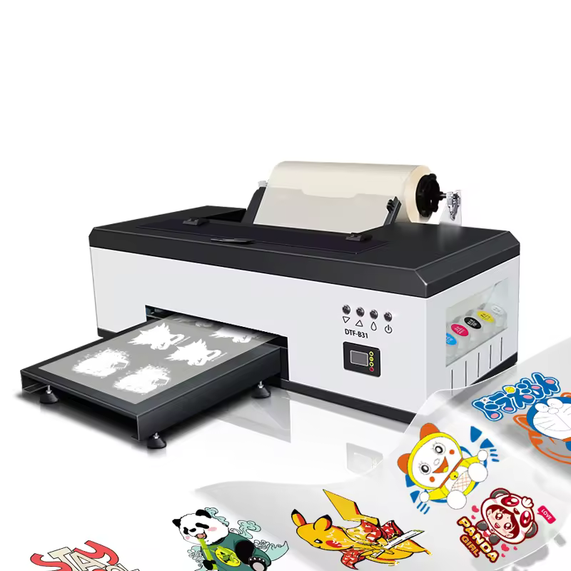Factory Price New Style A3 Dtf Printer L1800 R1390 Print Head Roll To Roll Controller Pet Film Printer For T-shirt Printing