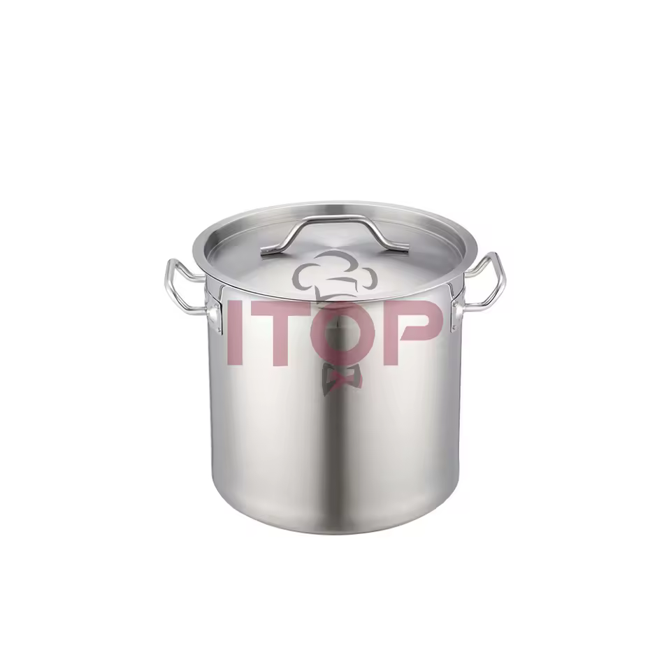 21l Stainless Steel Big Soup Pot Soup Bucket Large Capacity Ember Sup Baja Tahan Karat For Hotel Restaurant Or Canteen