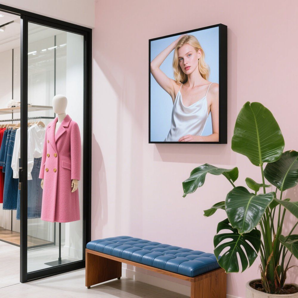 Arabian Perfume Shop Use Indoor Wall-Mounted Square Screen LCD Digital Display Signage Kiosk