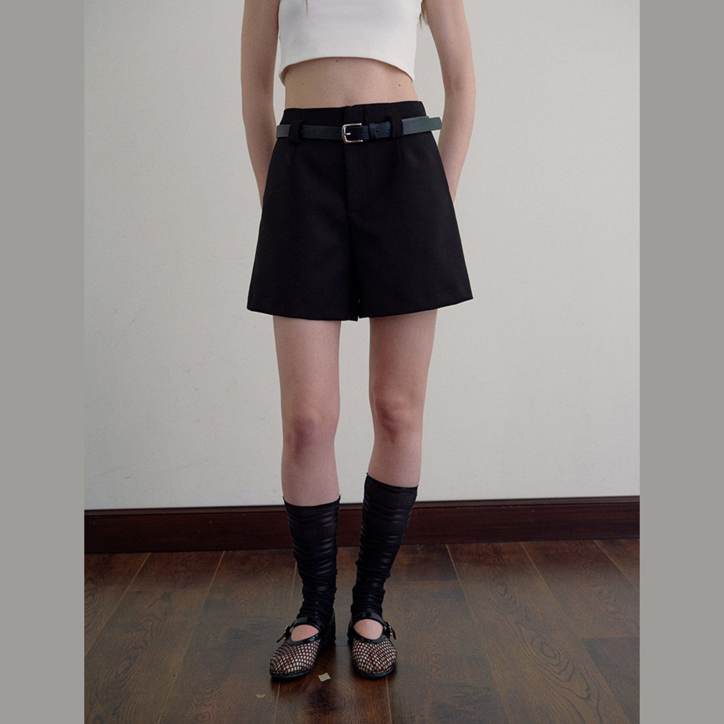 Casual Slim Suit Shorts Women's 2024 Summer Small A-Line Straight Pants