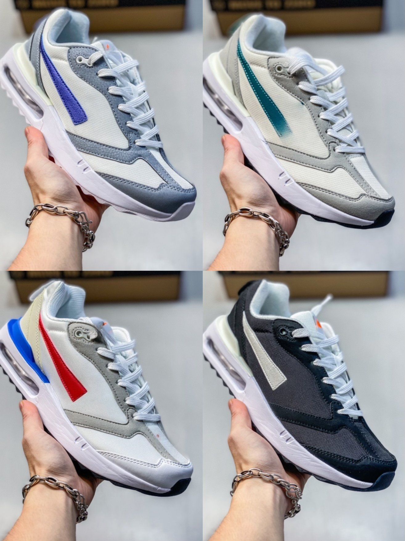 Outdoor Sports Max Down Fabric Breathable and Comfortable Men's and Women's Versatile Sports Shoes