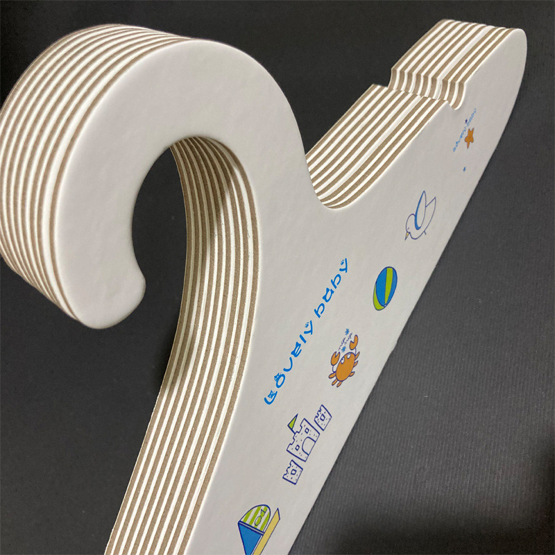 Wholesale Factories Customize Green Paper Hangers Factory Direct Sales of Environmental Paper Hangers