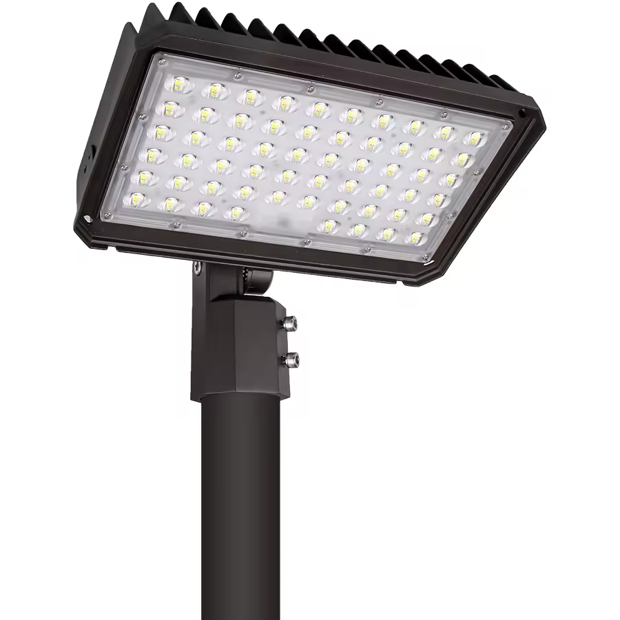 150w 200w Reflector Led Area Parking Lot Light Pole Mounted Commercial Outdoor Flood Lights