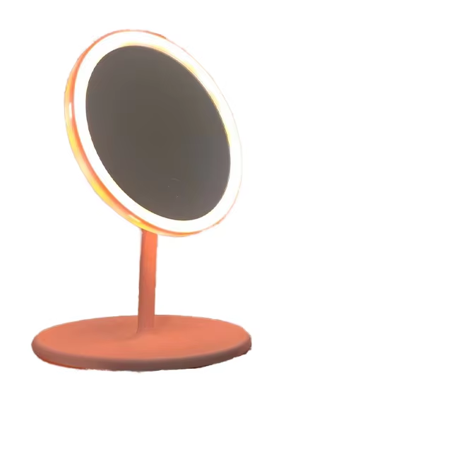 Factory Direct Sale New Fashion Home Use Lady Desktop Makeup Vanity With Lighted Mirror Led Cosmetic Mirror With Storage