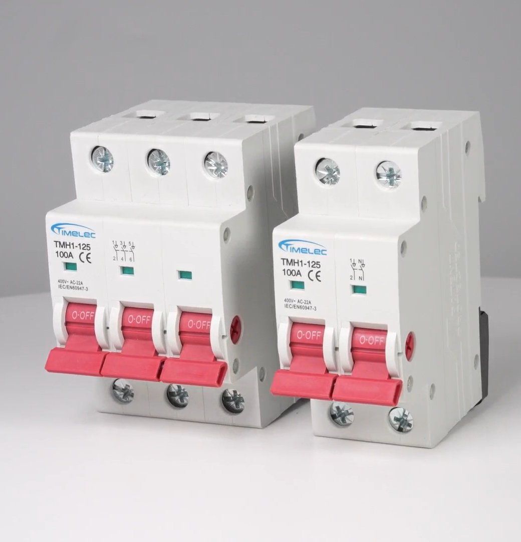 Wholesale main breaker switch Timelec 125A 100A 1P 2P 3P 4P main switch for home