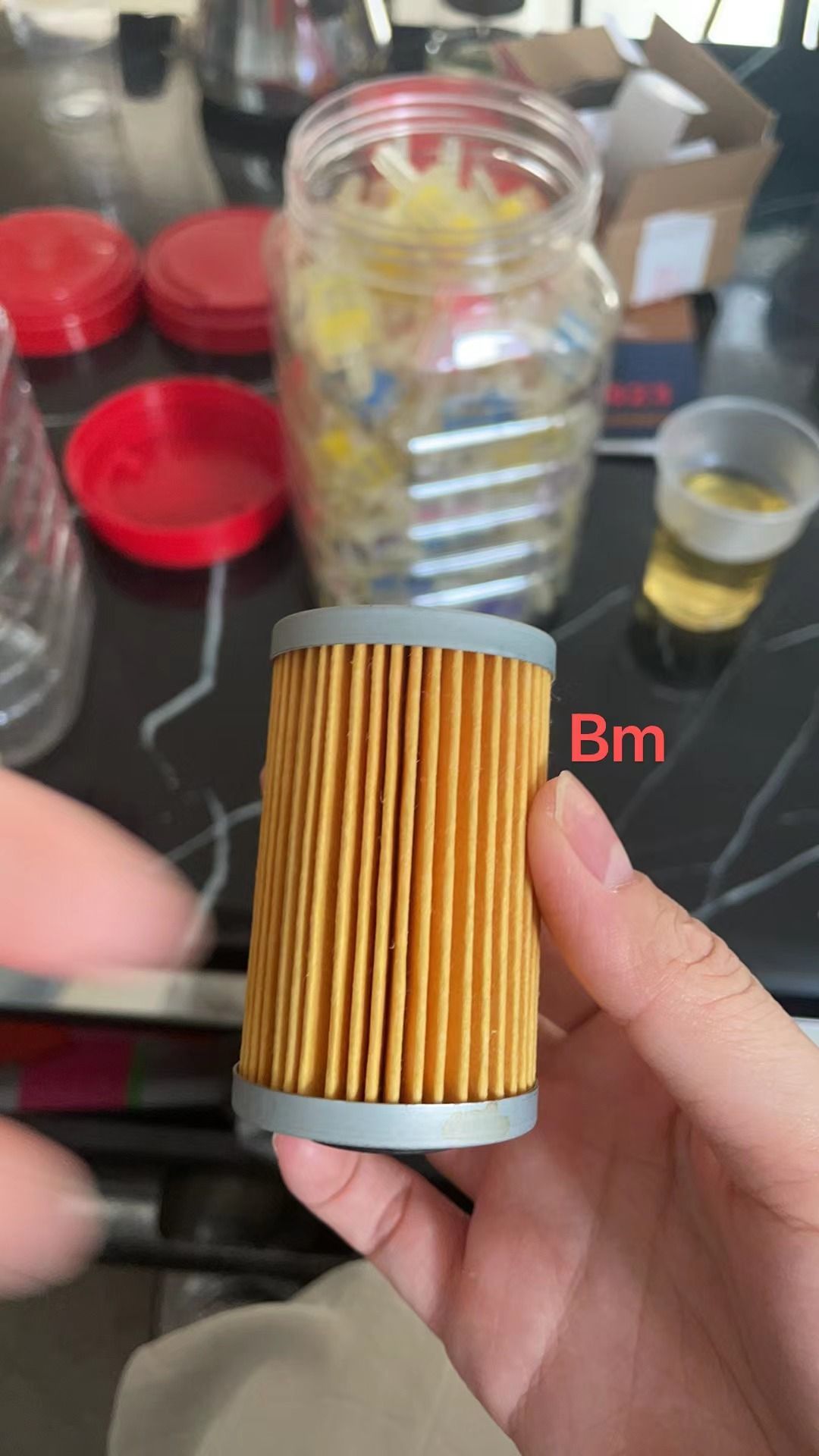 Motorcycle Spare Parts Air Filter Middle East with Kya Bm/Plush