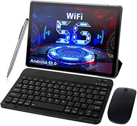New Arrival Smart Home High Quality Wifi 10 Inch Tablet Pc 2 In 1 Android 10.0 Tablet Pc Big Battery With Keyboard