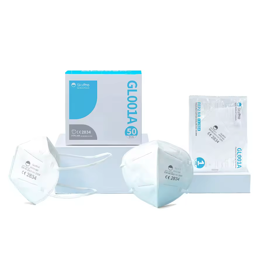 CE FFP2 Half Face Respirator | EN149:2001+A1:2009 FFP2 NR | Particle Filter | Ready Stock, Fast Dispatch | Factory Direct Price