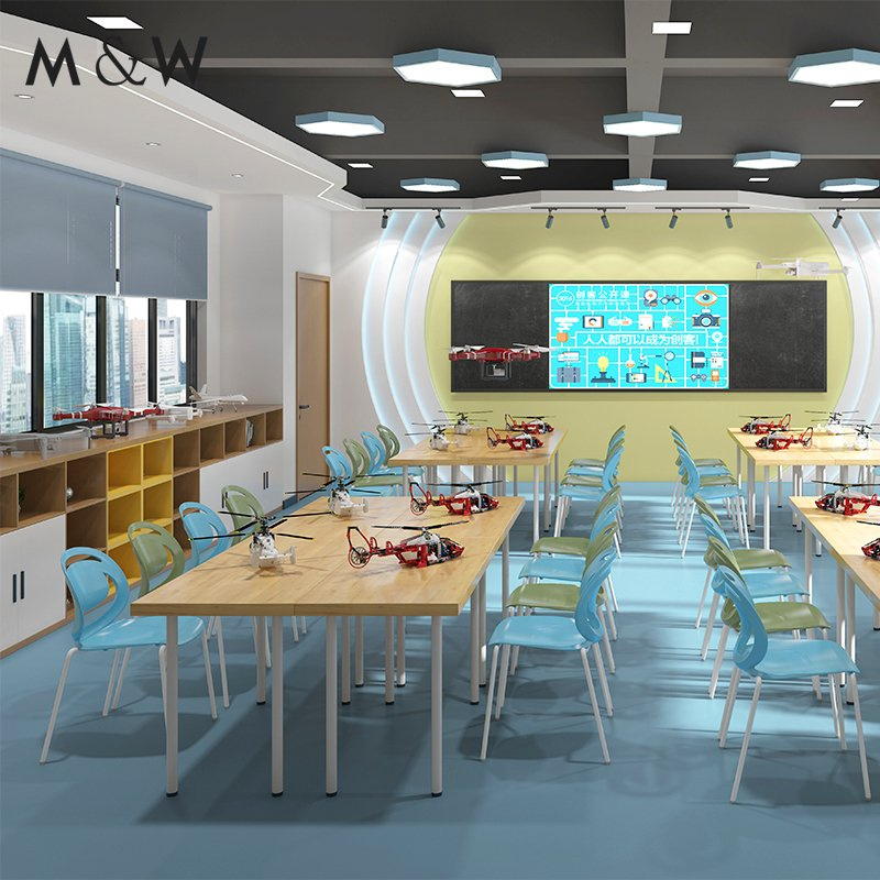 M&W School Furniture Best Office Guest Study Simply Plastic Waiting Chair