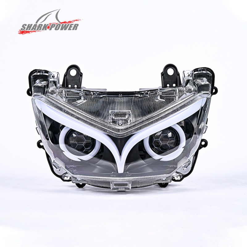 Motorbike Headlight Lamp Front Fog Spotlight Scooter Motorcycle Lighting Systems Accessories