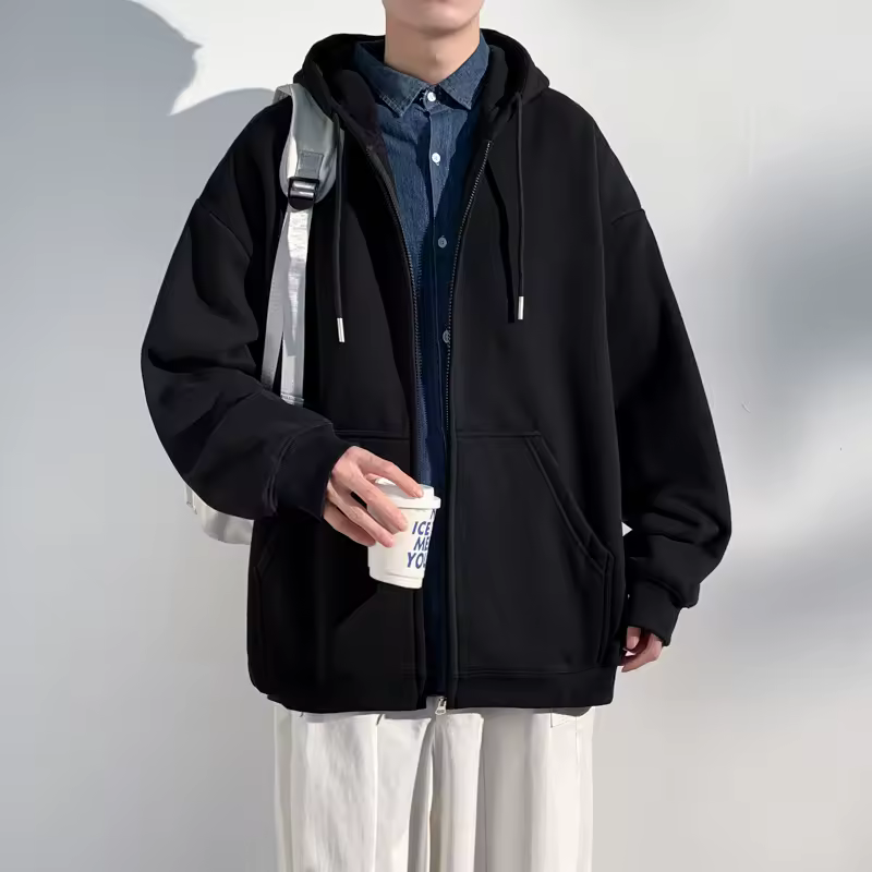 Luxurious Oversized Hoodies For Women And Menultra Heavyweight Cotton Cropped Design Oversized Fit And Stylish Bleach Zip-up