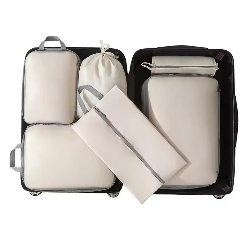 Factory Direct Sales 6pcs Set Travel Storage Bag Multifunction Luggage Compression Packing Cubes Travel Organizer Bag Set