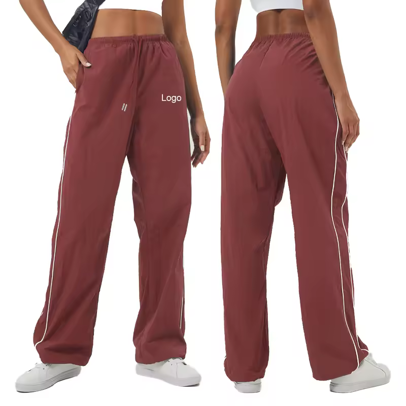 Fc Eu Size 100% Polyamide Oversized Baggy Jogging Pants For Ladies Fall Sportswear Women Custom Jogger Manufacturer