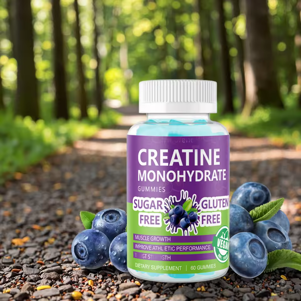 Factory Natural Creatine Monohydrate Gummies 100% Candy Supplement For Weight Gain Pre-workout Creatine Beauty Products