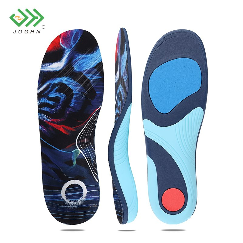 Joghn Corrective Inserts Printed High Arch Support Shoes Insoles Orthotic Insole