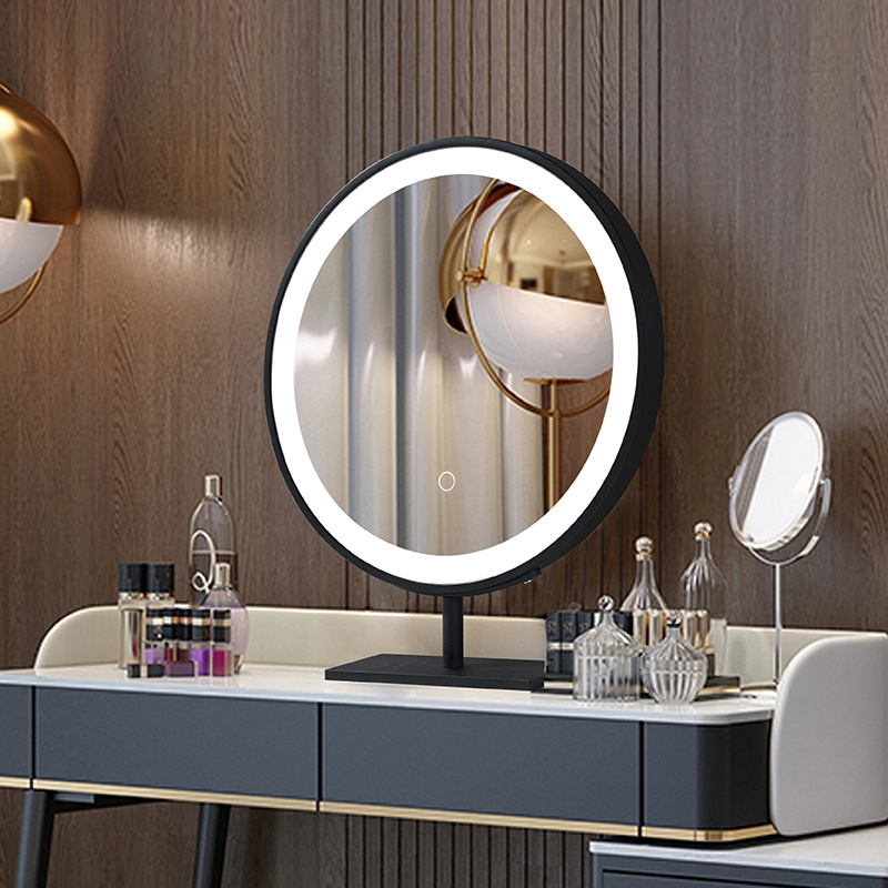Popular Smart Round Glass LED Mirror with Lights Waterproof
