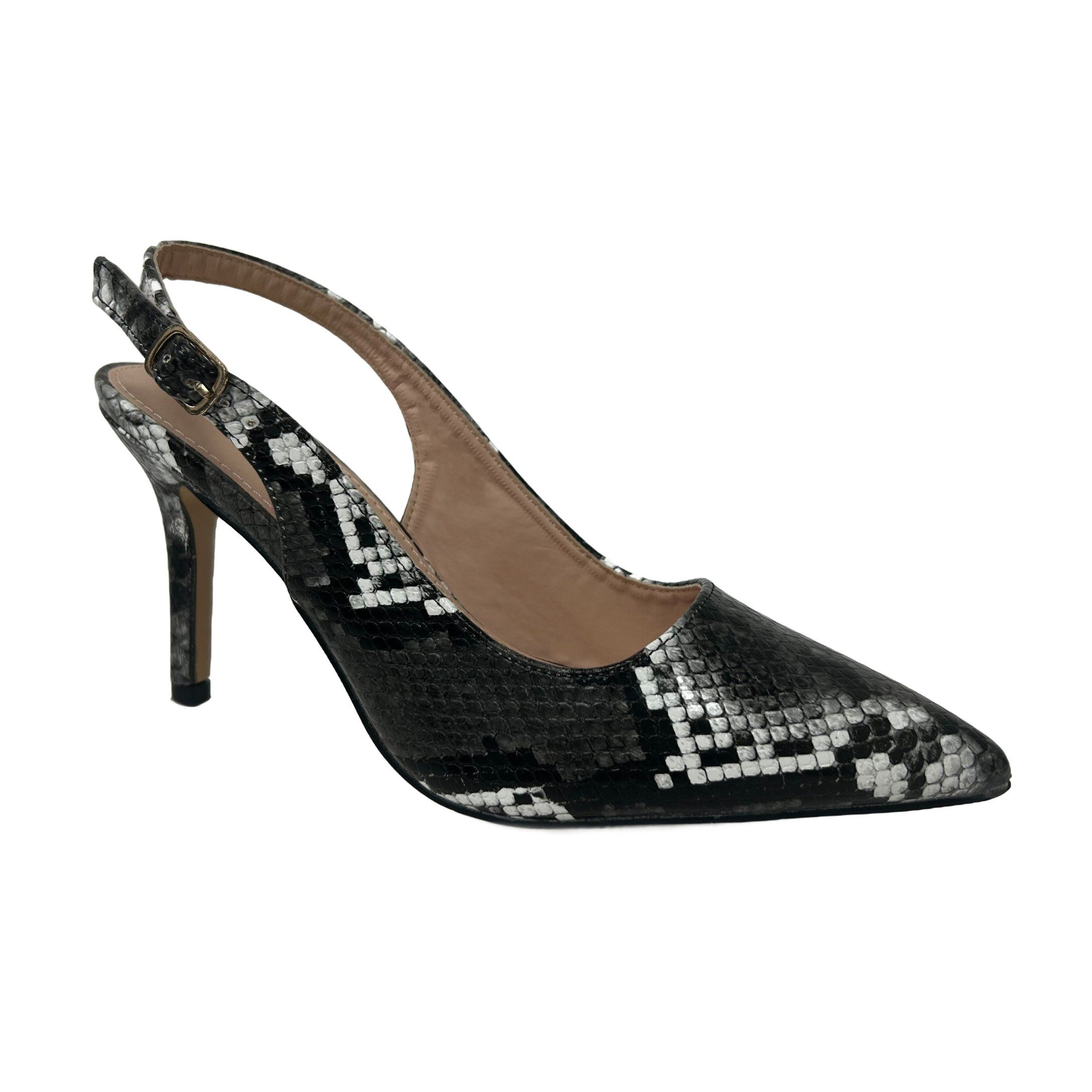 Fashion High Heels Sandals Original Leather Shoes for Women Lady Footwear