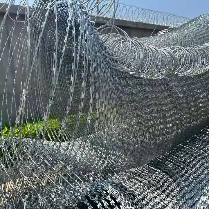 CE Certification Security Double Coil Concertina Razor Wire Manufacturer and Exporter
