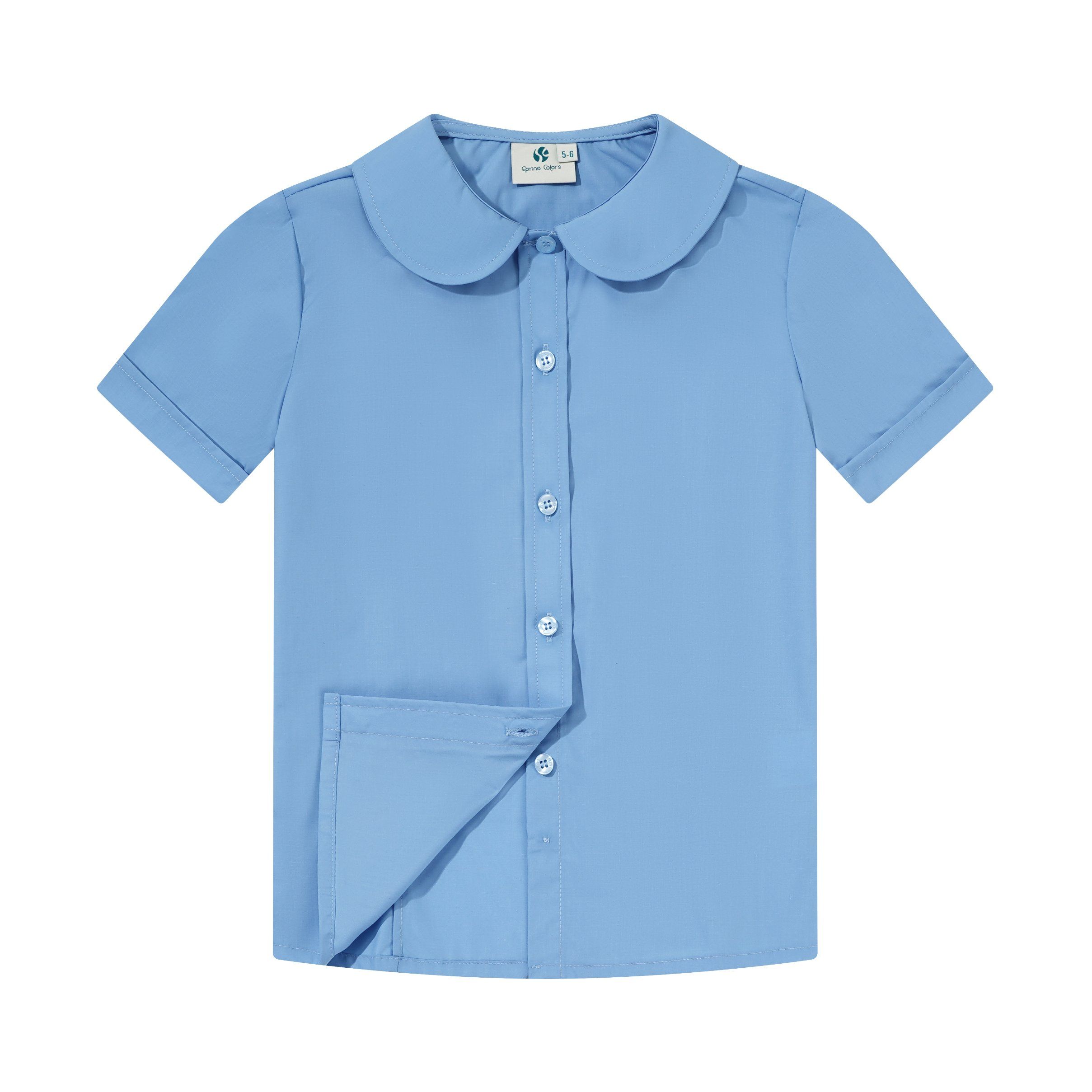 High Quality School Uniforms Blouse Kids Children Uniforms Short Sleeve Shirt