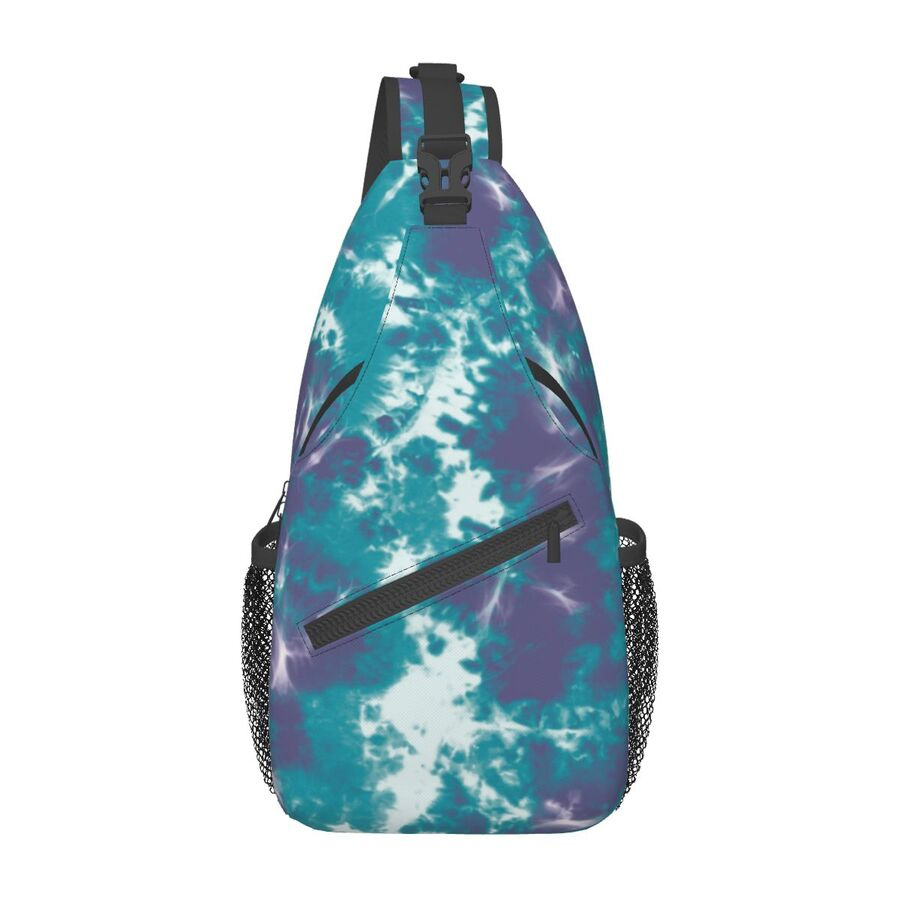 Mixed Color Tie-Dye Messenger Bag