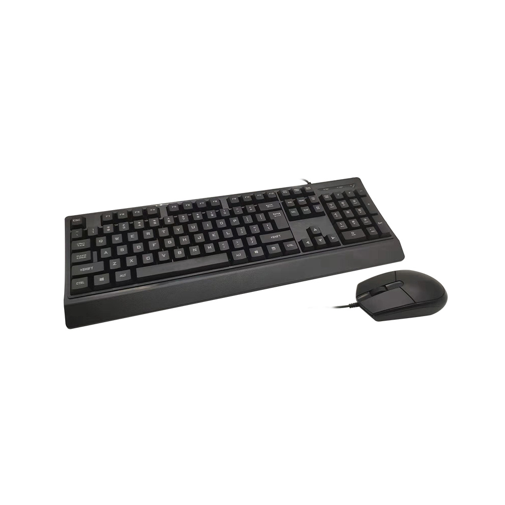 Factory Wholesale Cheaper 2.4GHz Wired Keyboard and Mouse Set for Office Home Computer All in One PC