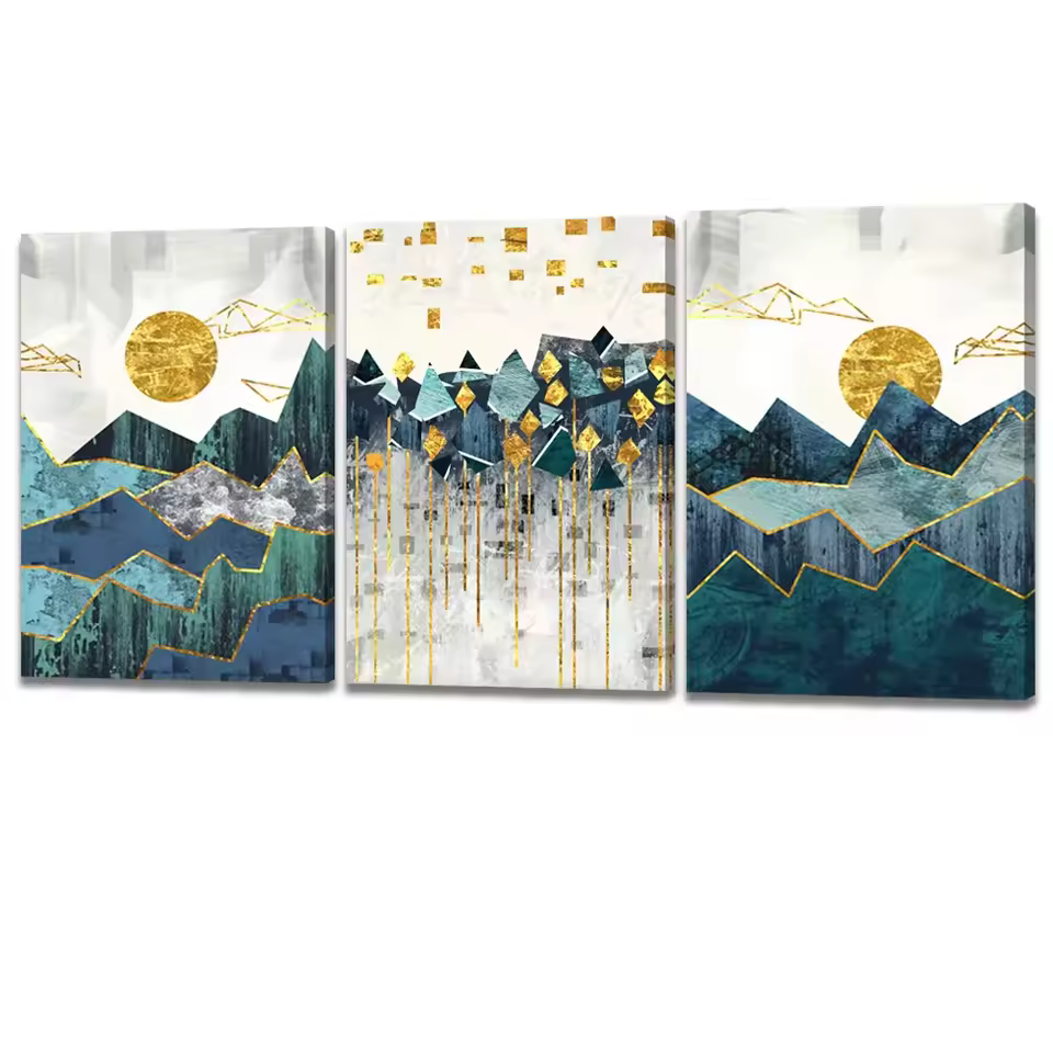 Hd Canvas Print Abstract Wall Art Pictures Home Decor Poster Framed Living Room Printed Painting