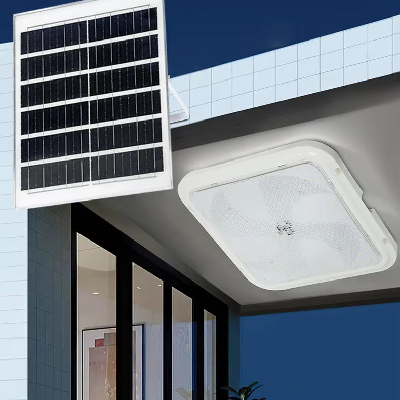 Worldwide Shipping Solar Panel Resort Landscapes Plug & Play Square Solar Ceiling Light Check Latest Quotes Now