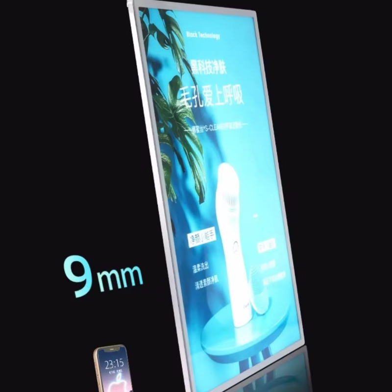 Factory Cheapest Super Slim Board Round Aluminum Frame Glass Drawing Light Box