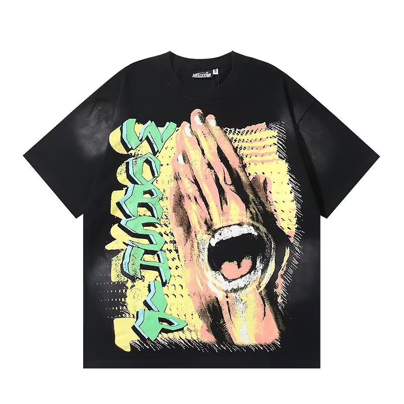 Hellstar Oversized Graphic T Shirt Relaxed Fit with Bold Chest Print