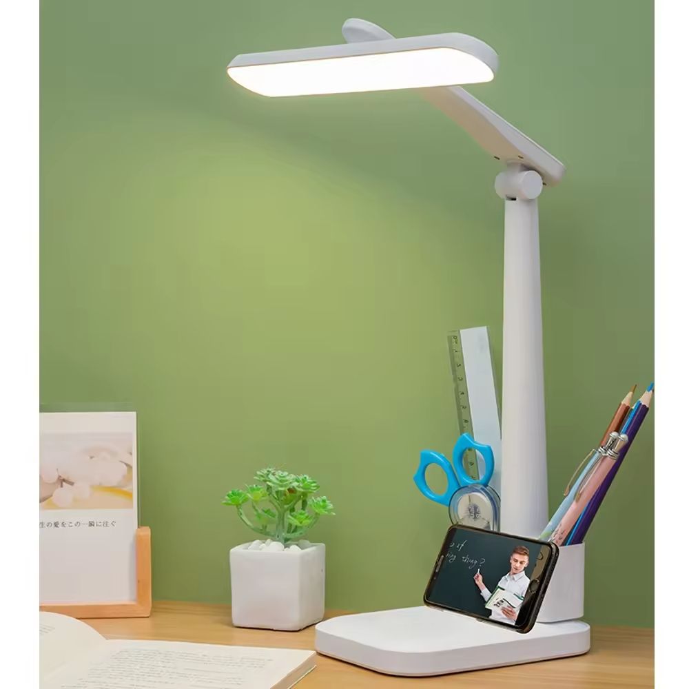 LED Foldable Lamp with Pen Holder with Mobile Holder for Kids