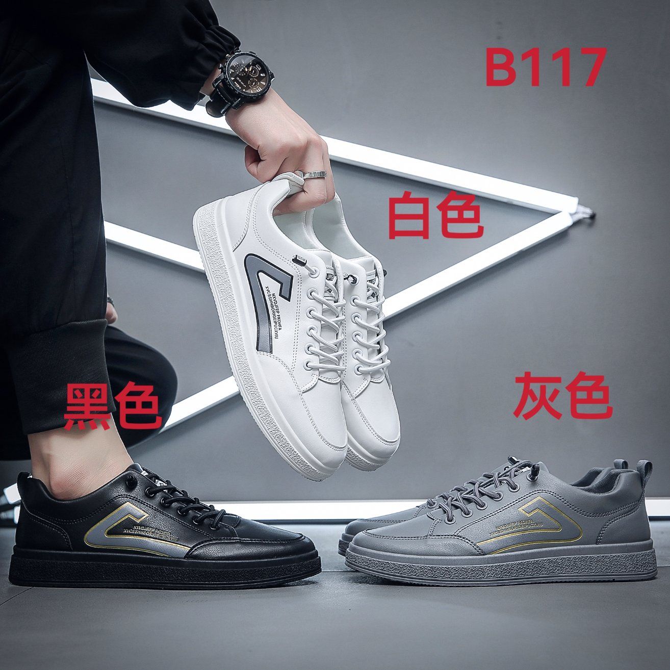 New Style Brand Casual Shoes Ready Ship Designer Outdoor Footwear Men Big Size Outdoor Sneakers for Golf